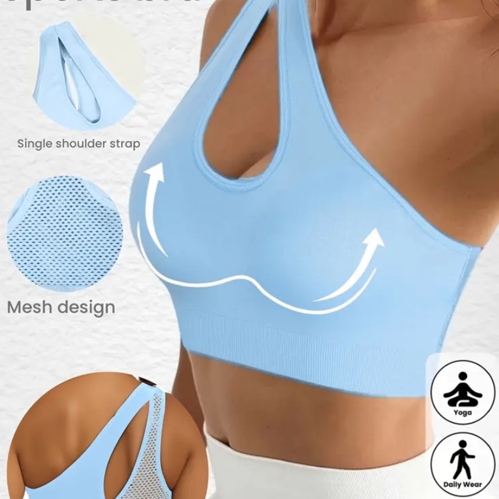Baby Blue sports bra